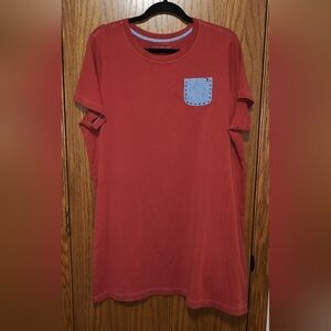 Women's Tommy Hilfiger Deep Red Casual Mini Dress, Size 1X